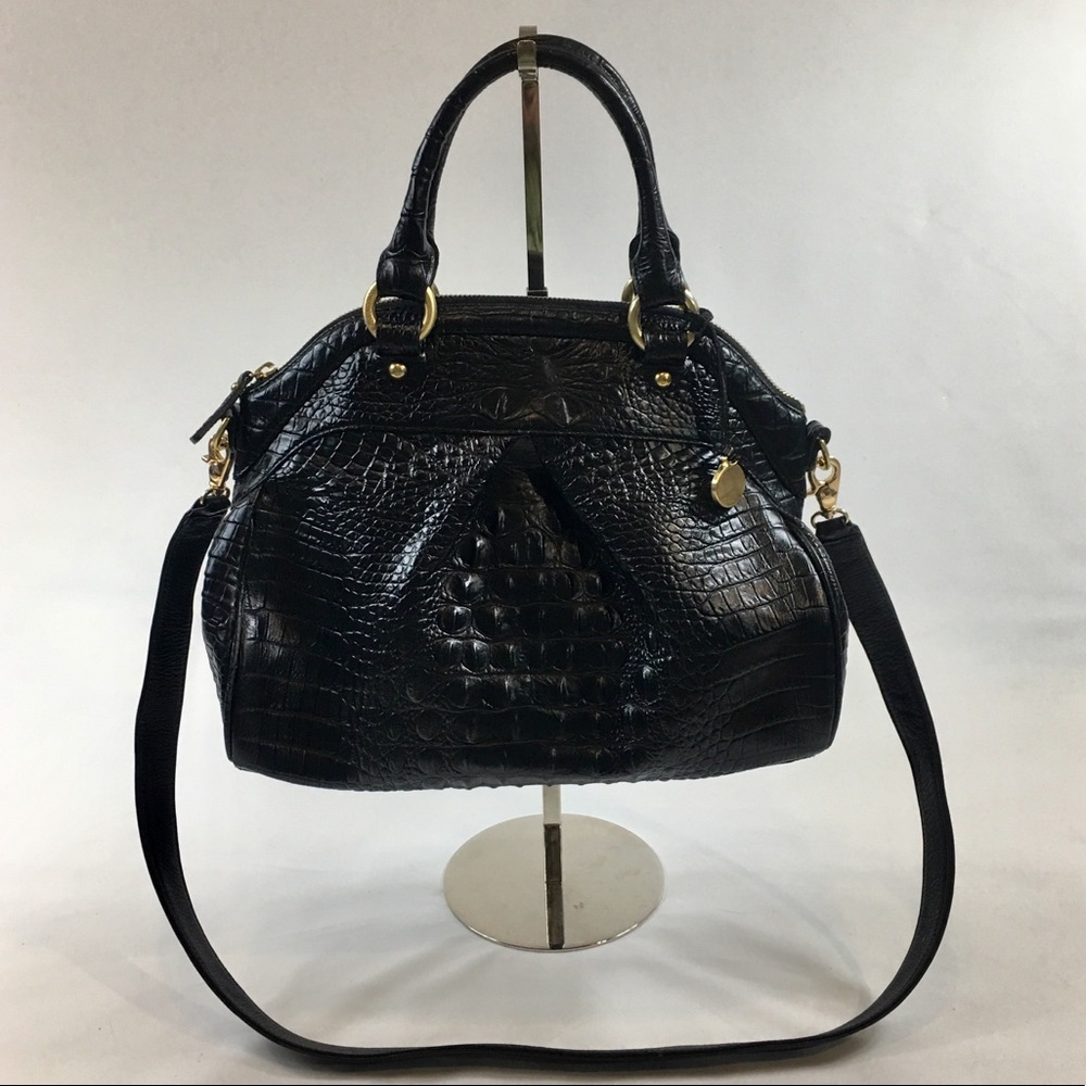 ✨ EUC Brahmin Louise Rose Les Roses Satchel